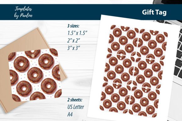 Add a Sweet Touch to Gifts with Donut-Themed Printable Tags