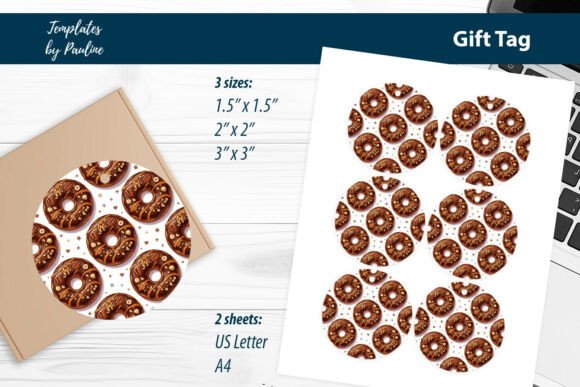 Add a Sweet Touch to Your Gifts with Donut Coffee Gift Tags Printable