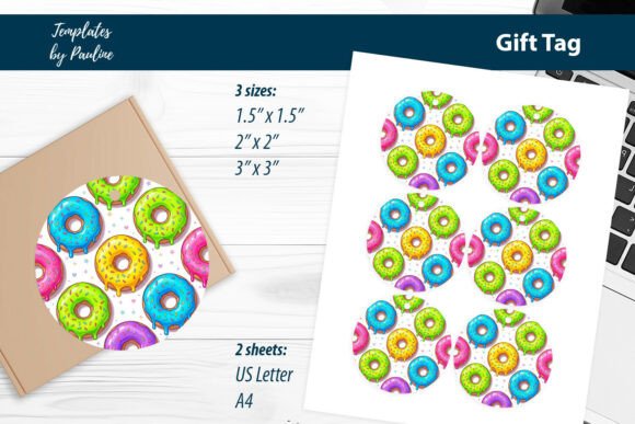 Add a Sweet Touch to Your Gifts with Donut-Themed Printable Gift Tags