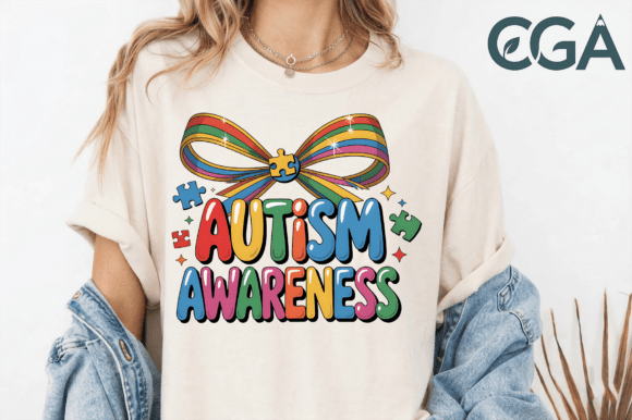 Autism Awareness Rainbow PNG: A Vibrating Design for Support and Celebration
