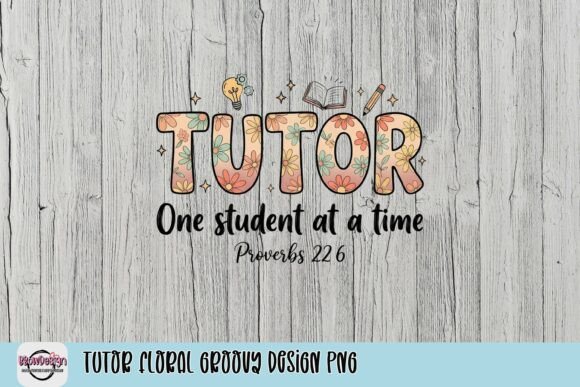 Bringing Creativity to Education: Exploring the Tutor Floral Groovy Design PNG