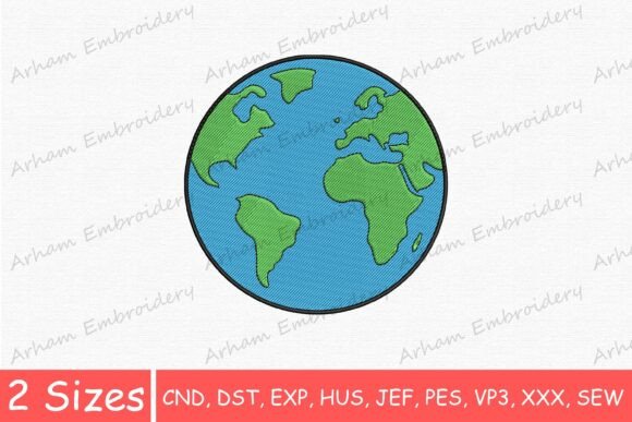 Colorful Earth Globe: A Vibrant Design Asset