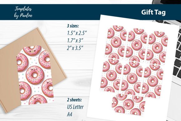 Donut Party Favor Tags for Kids Birthday: Sweetening Celebrations with Customizable Printables
