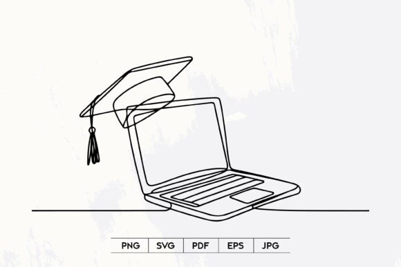 Graduation Laptop Line Art SVG: A Practical Guide for Professionals and Creators