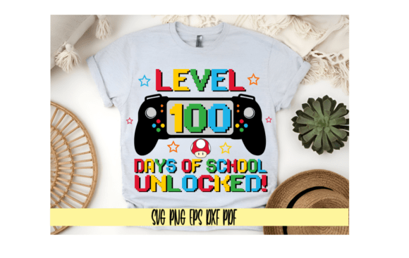 Level 100 Days of School Unlocked: A Gamer-Themed Milestone