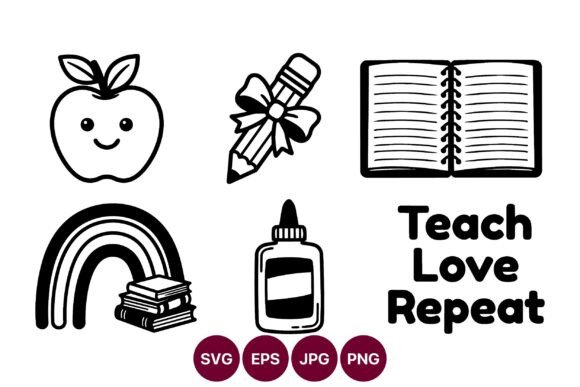 Teaching Icons Set for Education: A Visual Toolkit for Modern Creators